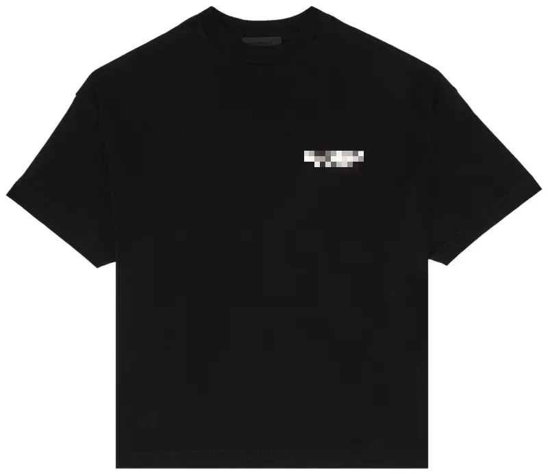 ESSENTIALS JERSEY CREWNECK TEE 'BLACK' FW24