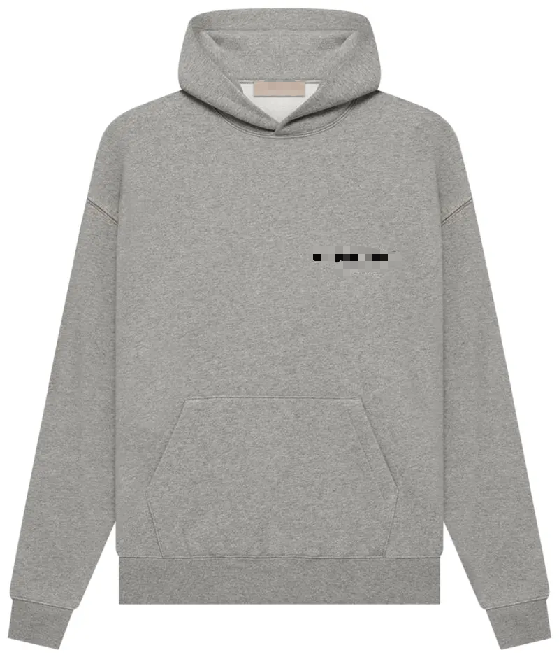 ESSENTIALS PULLOVER HOODIE DARK OATMEAL SS22
